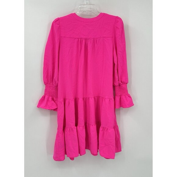 NEW POMANDER PLACE TUCKERNUCK kenzo dress electric pink mini casual SMALL - Picture 4 of 8